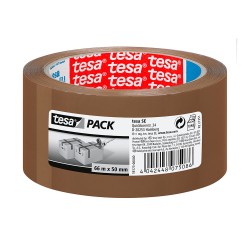 Cinta de embalar marrón 46 micras 50 mm x 66 m