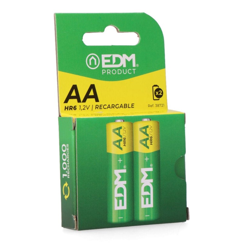 Pila recargable eco-series aa - hr6 2600 ma ø14,5 x 50,5 mm, 2 uds