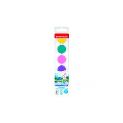 Acuarelas estuche 6 colores perlados