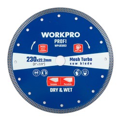 Disco de corte, diamante, diente continuo, profi, ø125 x 22,2 x 10 mm