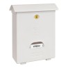 Buzón individual exterior, mediano, classic, poliestireno, blanco, 27 x 11 x 34,6 cm
