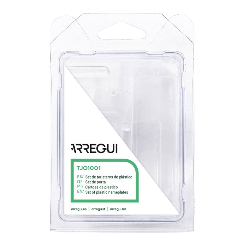 Tarjetero tjo1001 para buzones arregui, conjunto 7 piezas