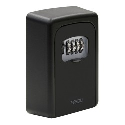 Guarda llaves combinación keeper, aluminio, negro, 90 x 40 x 121 mm