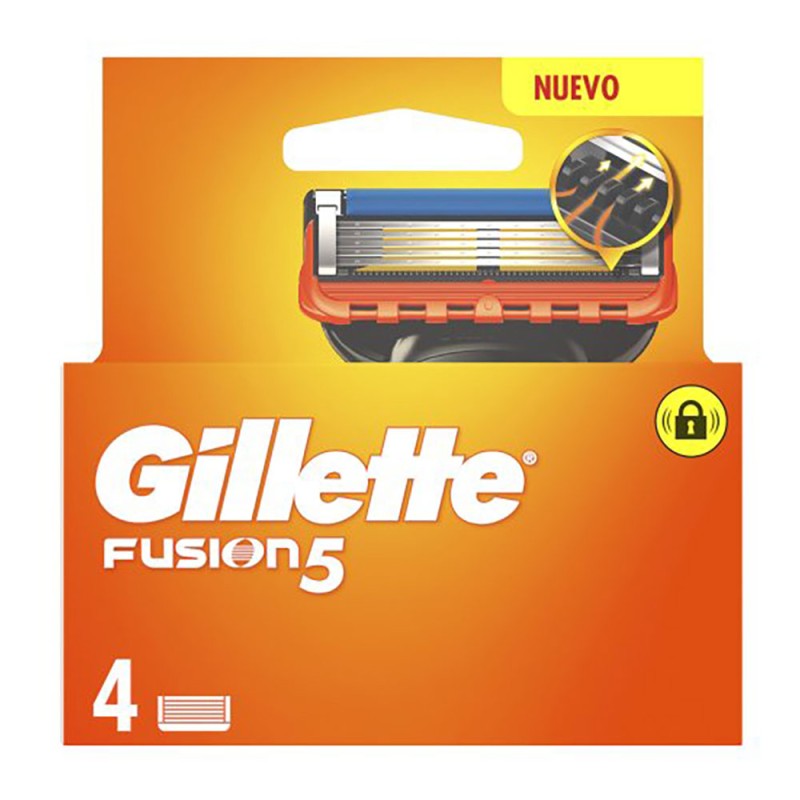 Cuchillas de recambio fusion5, pack de 4 uds