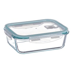 Fiambrera borosilicato rectangular hermética 370 ml