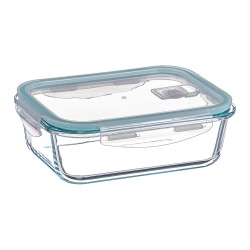 Fiambrera borosilicato rectangular hermética 630 ml