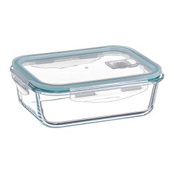Fiambrera borosilicato rectangular hermética 1040 ml