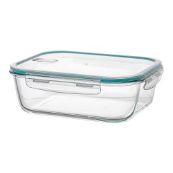 Fiambrera borosilicato rectangular hermética 2250 ml