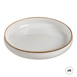 Plato hondo de porcelana, akiko, ø20 cm, 6 uds