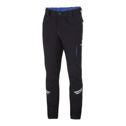 Pantalón ligero técnico negro/azul kansas t1 - s