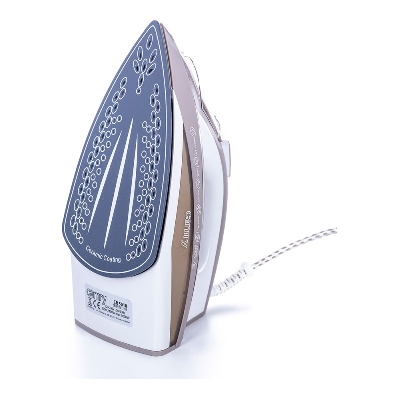 Plancha de vapor cr 5018, revestimiento cerámico, 3000 w