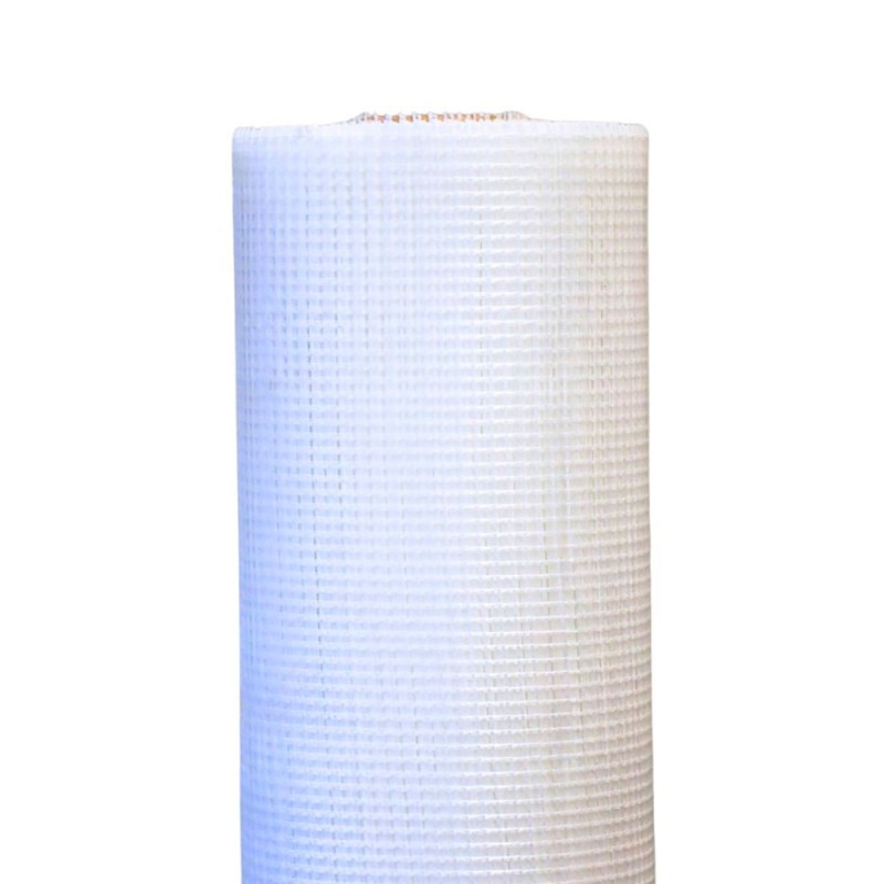 Malla revoco yeso 5 x 5 mm, blanca, 1 x 50 m