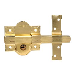 Cerrojo sobreponer crr11 86l/50 mm latón satinado