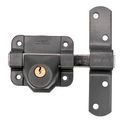 Cerrojo sobreponer crr14 86l/50 mm pintado gris