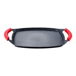 Asador aluminio forjado inducción toledo 37 x 23,5 cm