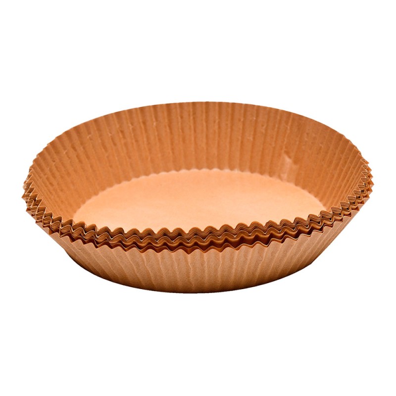 Bandeja de papel redondo para freidora de aire foodies mp, ø16 x 4,5 cm, 50 uds