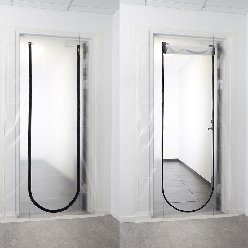 Barrera polvo para puerta, 220 x 110 cm