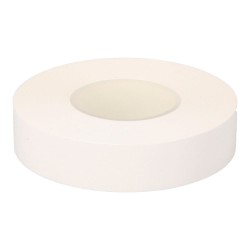 Cinta aislante eléctrica profesional pvc alta adhesion 19 mm x 33 m, blanca