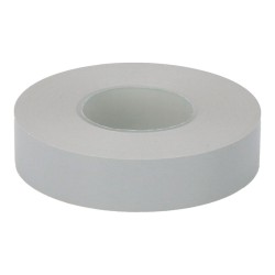 Cinta aislante eléctrica profesional pvc alta adhesión 19 mm x 33 m gris