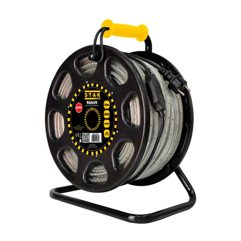 Tira de led ip65 50 m, 610 w, 4000 k luz día, en enrollador
