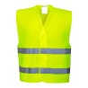 Chaleco de alta visibilidad amarillo fluor talla m