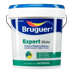 Pintura plástica acrílica estirenada interior / exterior antimoho expert blanco mate 15 l