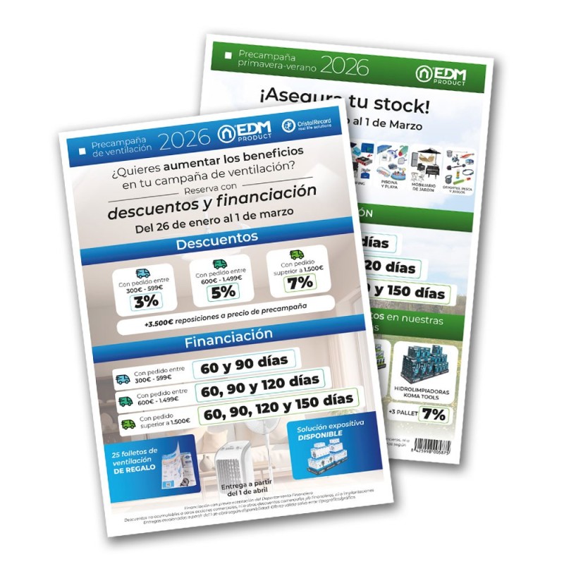 Folleto informativo precampañas