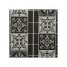 Sticker decorativo modelo azulejo negro 30,5 x 25 x 0.3 cm, pack 2 uds