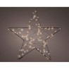 Figura microled estrella de malla exterior ø38 cm