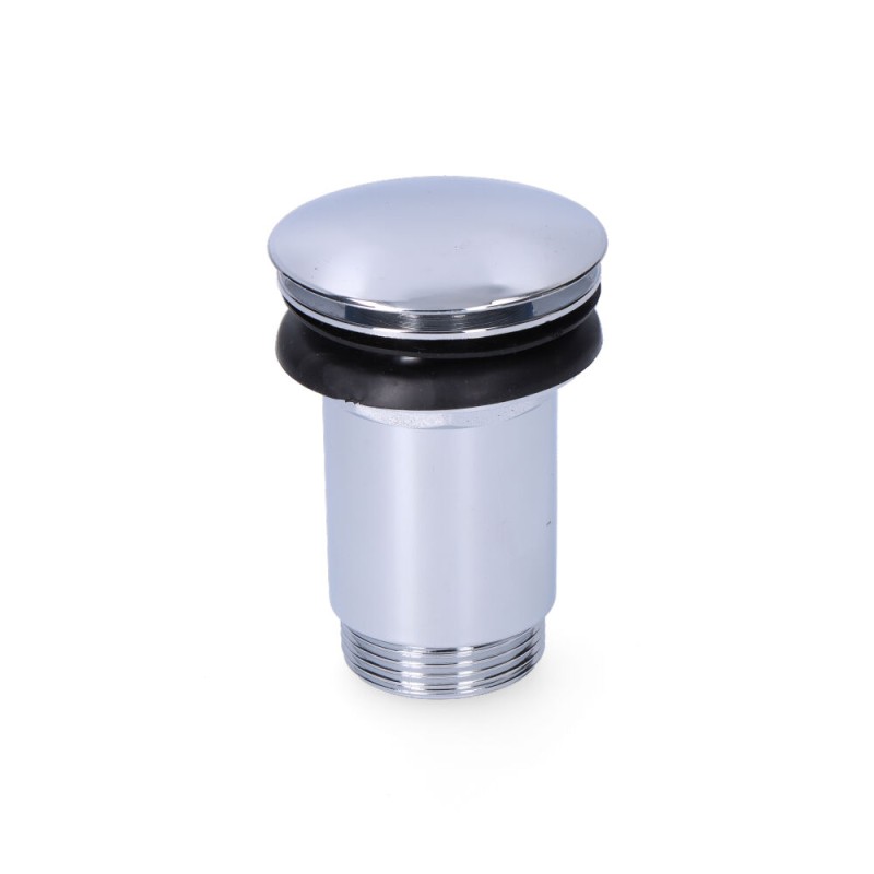 Desagüe "clic-clac" universal de lavabo-bidé cromado (envasado)