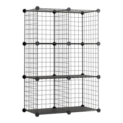 Estantería modular metálica titan c6 negro