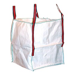 Big bag con asas 30 cm para envases perdidos, 90 x 90 x 100 cm
