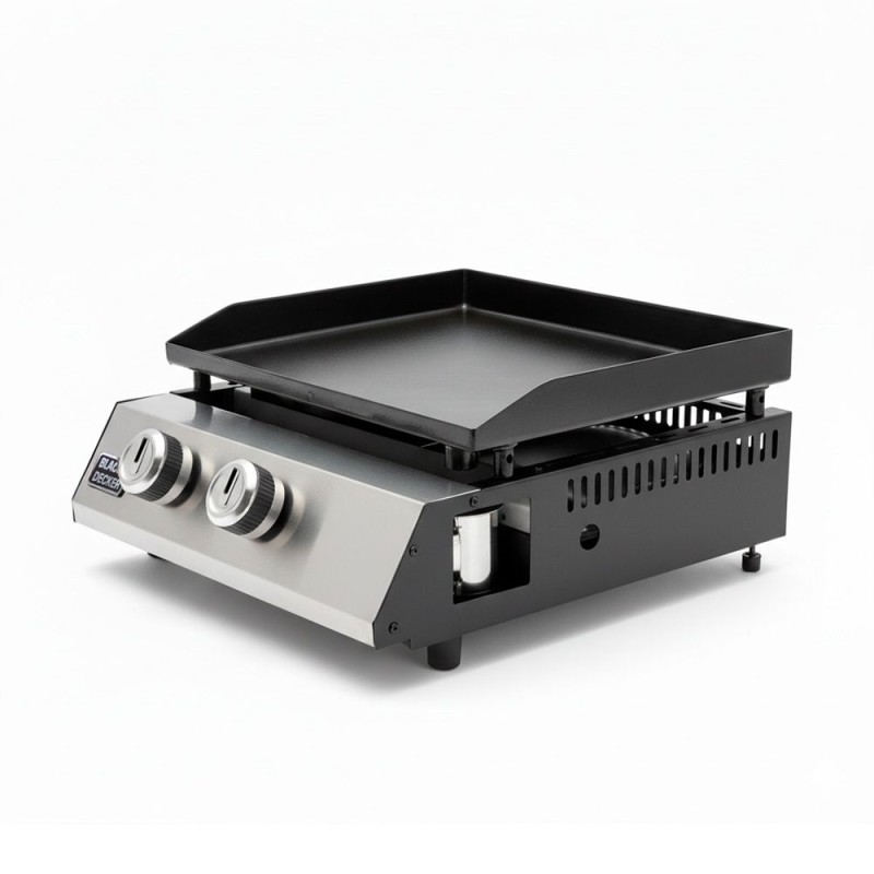 Plancha de gas bxop4900e con 2 quemadores