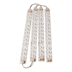 Cuatro tiras led recambio aplique cuadrado 18 w 3cct 32578