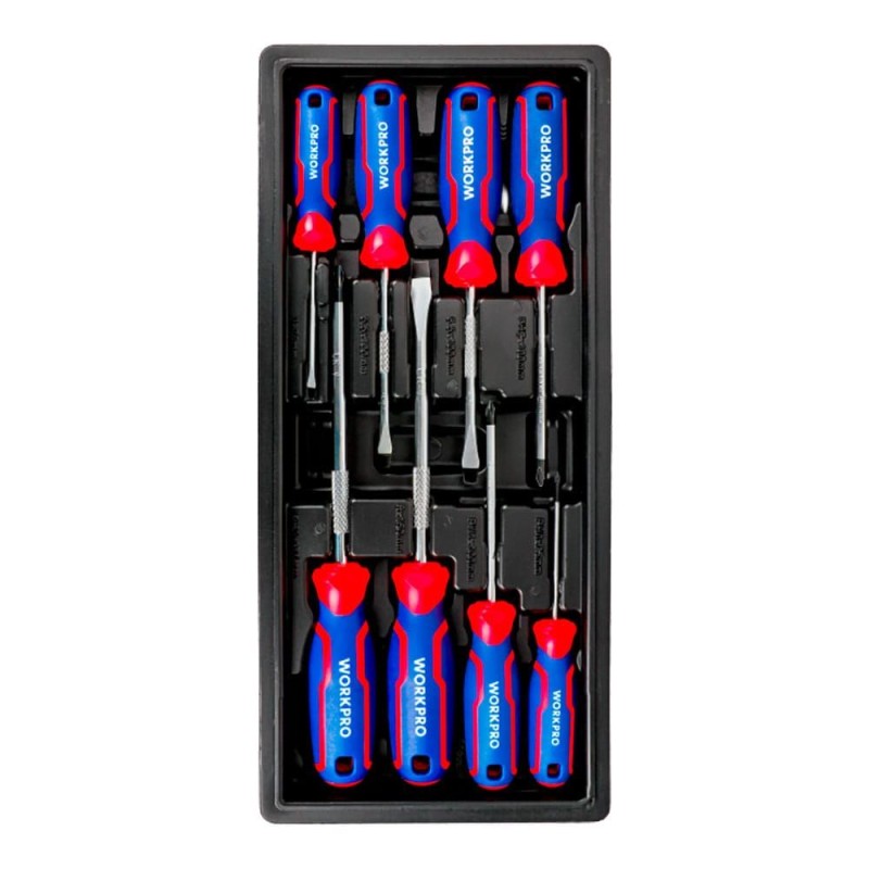 Destornilladores de 75/100/150 mm, juego 8 piezas