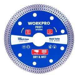 Disco diamantado continuo mesh turbo profi ø115 x 20 mm