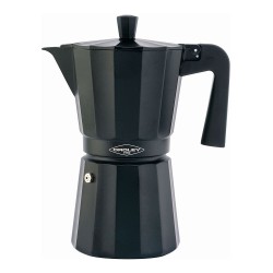 Cafetera dakar de aluminio, no apta para inducción, 12 tazas