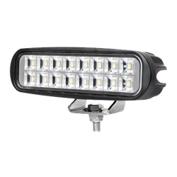Faro de trabajo rectangular 16 leds 1500 lm 9 - 32 v ip67