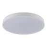 Plafón led circular, targes, 80 w, 3cct, 8800 lm, blanco, ø60 x 6,5 cm