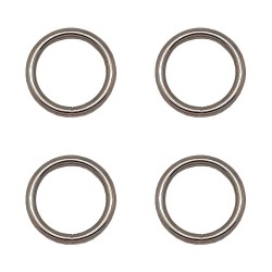 Anilla soldada ap14, 4 x 30 mm, zincada, blister 4 uds