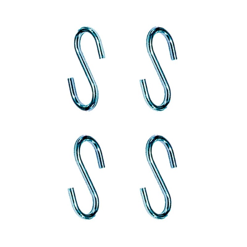 Gancho en forma de s cg23 5 x 60 mm, zincado, blister 4 uds