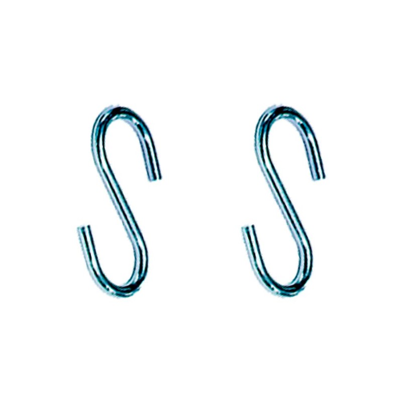 Gancho en forma de s cg23 6 x 70 mm, zincado, blister 2 uds