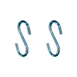 Gancho en forma de s cg23 6 x 80 mm, zincado, blister 2 uds