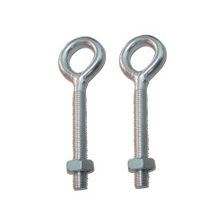 Hembrilla soldada con tuerca hm01, m8 x 60 mm, zincado, blister 2 uds