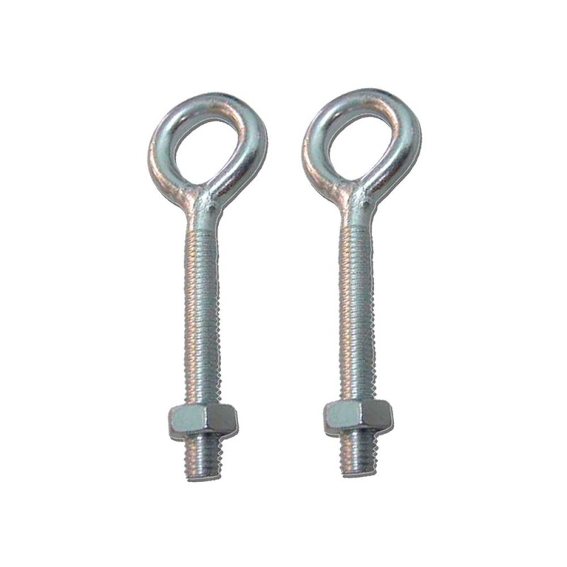 Hembrilla soldada con tuerca hm01, m8 x 60 mm, zincado, blister 2 uds