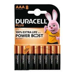 Pila alcalina power boost aaa lr03 mn2400 1,5 v ø10,5 x 44,5 mm blister 8 uds