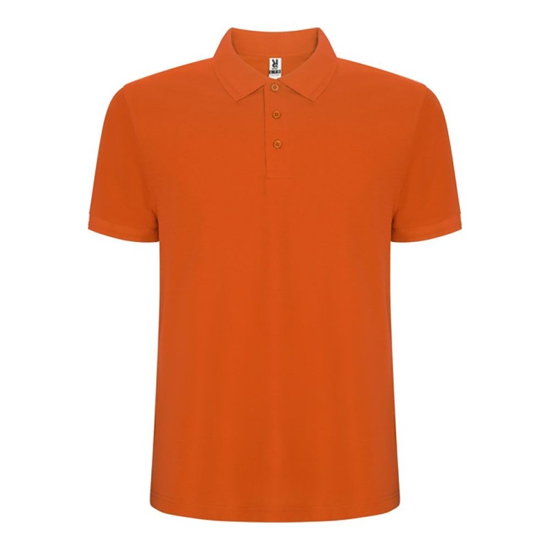 Polo pegaso premium naranja t.l