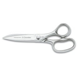 Tijeras de cocina clásica profesional de acero inoxidable, 20 cm