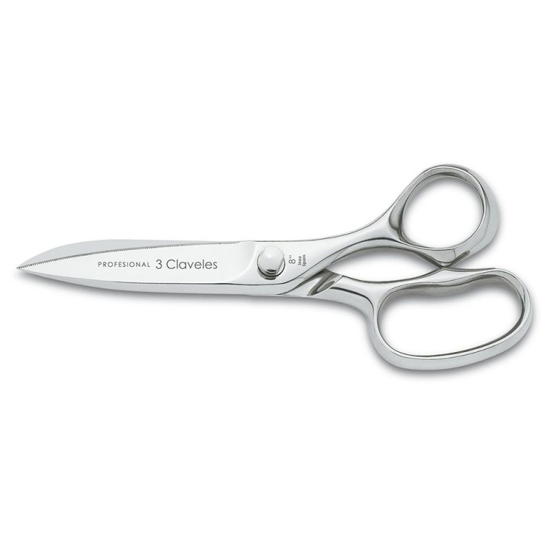 Tijeras de cocina clásica profesional de acero inoxidable, 20 cm