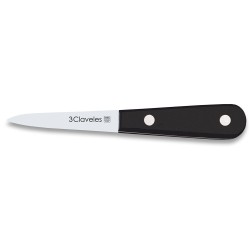 Cuchillo abre ostras de acero inoxidable con mango pom, 7 cm